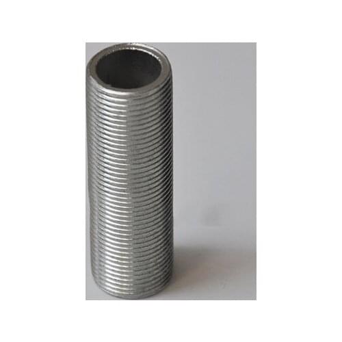 2pcs M8 Lamp Screw Bolts 10mm Diameter Tooth Tubes Zinc Alloy 50mm-75mm Length Lighting Male Thread Tube