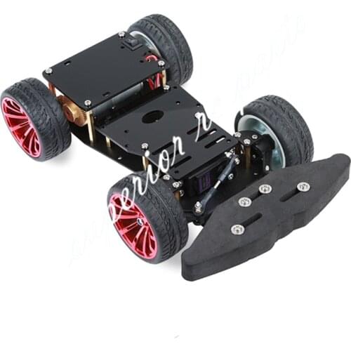 4WD RC MG996R Metal Servo Bearing Car Chassis w/ Differential RS380 Motor for Arduino Platform DIY 4 Wheel Robot PS2 Compatiable