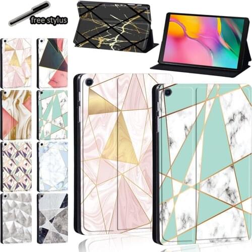 Tablet Case for Samsung Galaxy Tab A7/Tab A A6 10.1/Tab A 9.7/Tab S5e/Tab S6 Lite/Tab A 8.0 Inch Leather Cover Case + Stylus