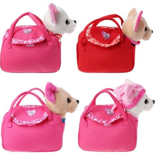 Electronic Pet Robot Dog Zipper Walking Singing Interactive Toy With Bag For Children Kids Birthday Gifts
