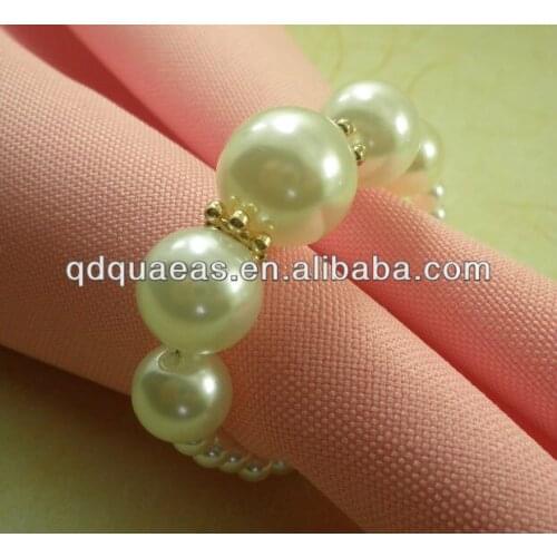 Pearl napkin ring cheap napkin holder