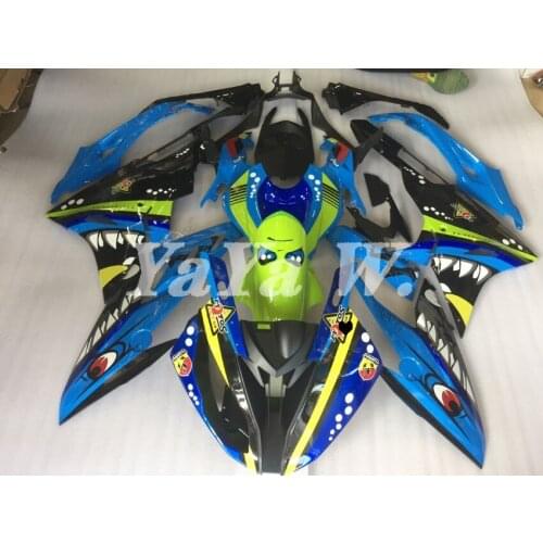 Motorcycle Fairings Kit Fit For bmw S1000rr 2015 2016 blue shark(cover the position of the headlamp and the track board