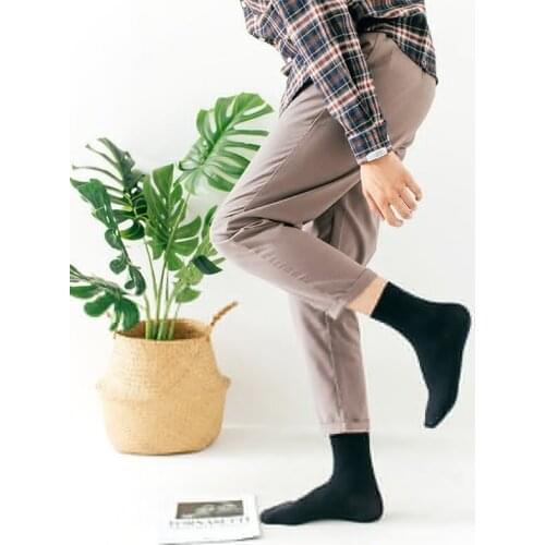 Men Socks Mens Socks Men Short 100 Cotton Grey Black White Solid Color Sock Wholesale Meias skarpetki gifts for men Sox