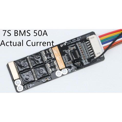 6S 60A/7S 50A BMS Board with NTC for 3.7V Ternary Lithium Battery Protection Board/BMS 7S/BMS 6S Board