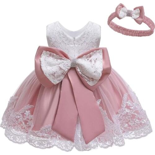 Baby Girls Dress Fantasy Role-playing Dress For Girl Princess Dress Wedding Formal Tutu Dress+Headband Set Clothes Kids Vestidos