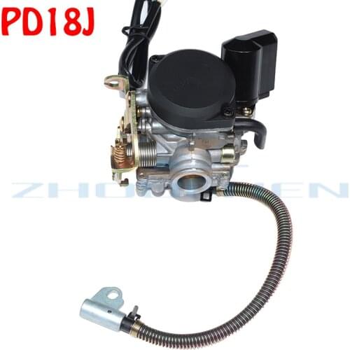 Suitable for GY6 50CC 139QMB 139QMA Quads Motercross Scooter Moped ATV Go-Kart 18mm PD18J Carb Carburador