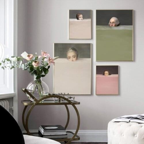 Canvas Print Celebrity Portrait Painting Modern Wall Art Pop Creative Spoof Home Decor Pictures Nordic Posters Unframed Prints