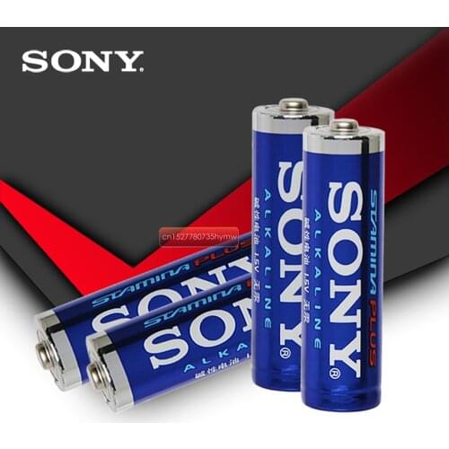4pcs Sony 100% Original LR6 1.5V AA Battery Alkaline Batteries No Mercury Dry Battery For Electric Toy Flashlight Clock Mouse
