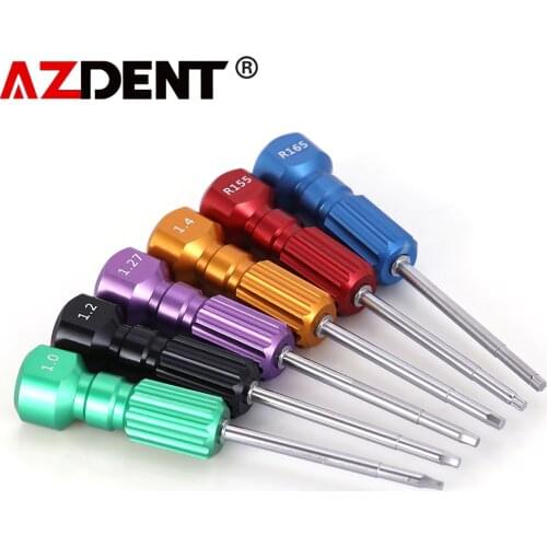 Azdent Dental Laboratory Mechanic Implant Screwdriver Micro Screw Driver for Implants Dental Orthodontic Matching Tool