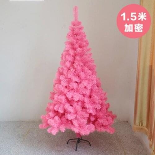 Christmas tree christmas decorations family party decoration Pink encrypted Pink tree thick 2020 Christmas decoration