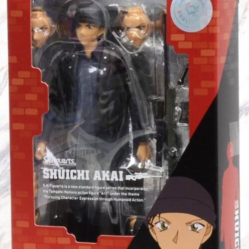 Bandai SHF Japanese anime can do Conan skateboard Mouri Kogoro Oran Akai Hideichi figma Kaito Kidd