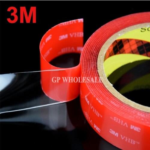 1Roll 10MMx3M Meters Clear 3M VHB 4910 Heavy Duty Double Sided Adhesive Acrylic Foam Free Shipping