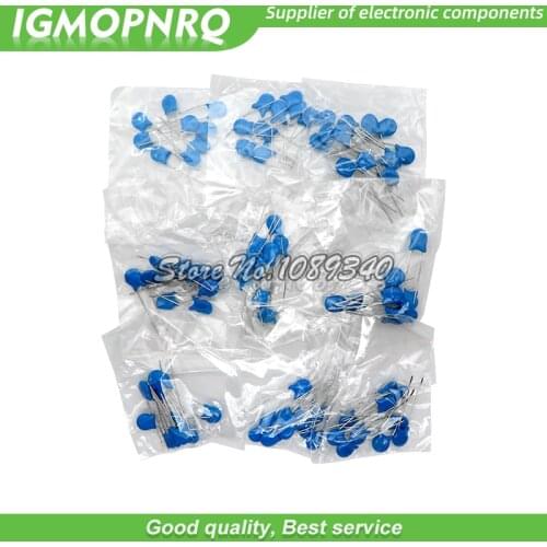 100PCS/lot 2KV high voltage ceramic capacitor Assortment Kit 2KV 102K 221K 332K 471K 472K 561K 681K 821K Ceramic Capacitors set