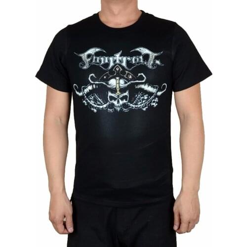 5 kinds Streetwear Demon Skull Finntroll Rock Fashion Brand shirt heavy Dark Metal Punk fitness 100%Cotton skateboard
