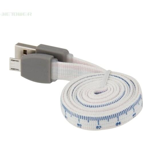 50pcs/lot Micro USB Cable 1m Calibration Cotton for Iphone X MAX 8 Xiaomi Redmi Note 5 Pro Samsung S6 S7 Honor Charger Cable