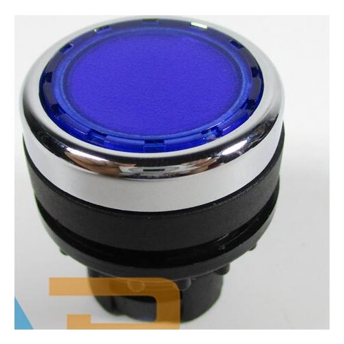 A22-RLT-BL 92406700000050 22mm | blue A22 flat head with light button head