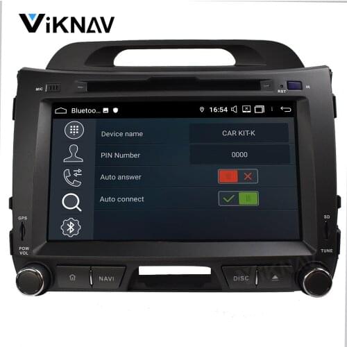 8 inch Android 10.0 Car Radio Stereo Touch Screen Car Multimedia Player 2 DIN GPS Stereo autoradio FOR KIA Sportage R 2012-2015