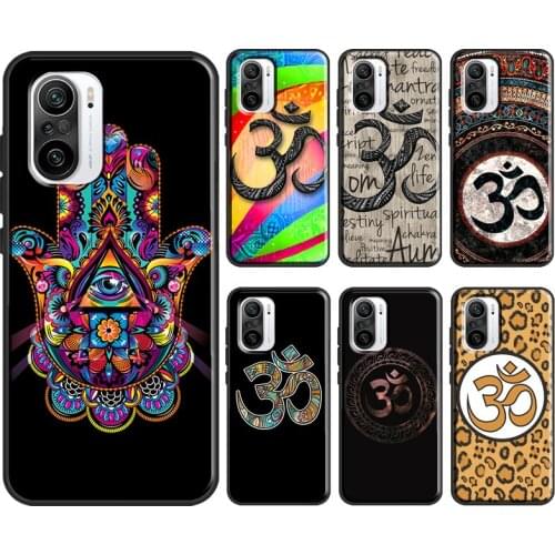 Aum om Namaste Symbol Zen Yoga For POCO X3 M3 F2 Pro Case For Xiaomi Mi 10T 9T Pro Note 10 Lite A2 Mi 11 A3 Phone Coque
