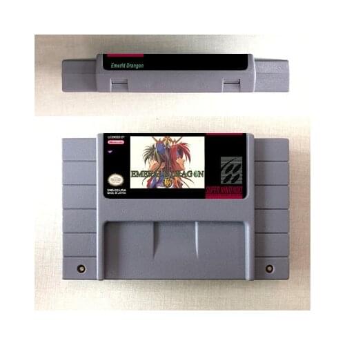 EMERALD DRAGON - RPG Game Card US Version English Language Battery Save