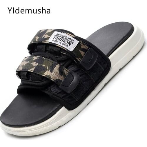 Summer New Fashion Camouflage Lovers slippers Breathable comfortable Casual mens sandals outdoor womens Non slip Beach slippers