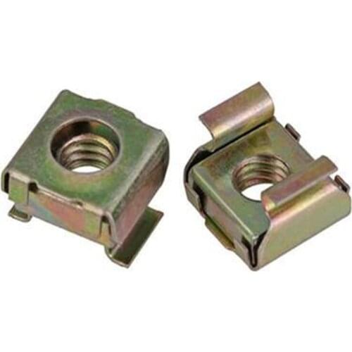 M5/M6 Cage Nuts Cabinet Nut Network Cabinet Rack Server Ecrou Mount Tuercas Floating Captive Moeren Color Zinc Plated Tuerca Vis