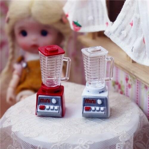 NEW 1/12 Scale Dollhouse Miniature Juicer Pretend Food for Blyth Barbies Doll House Kitchen Toy Furniture Accessories