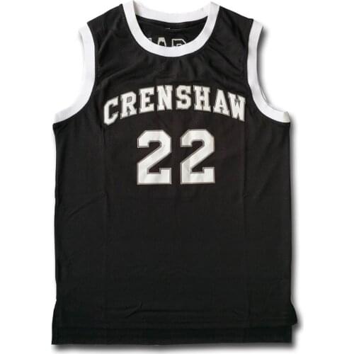 Mens Love And Basketball Movie 22 Quincy McCall Basketball Jerseys Cheap 32 Monica Wright Crenshaw High School Basketball Shirts