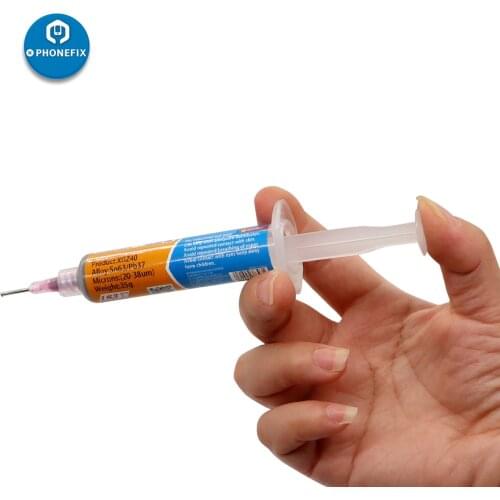 Mechanic Solder Paste Flux XG-Z40 Sn63 25-45um with Syringe for Mobile Phone Computer Logic Board Soldering Paste