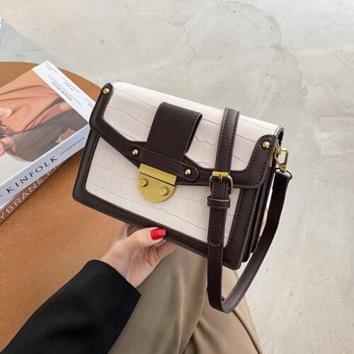 Stone Pattern Small PU Leather Crossbody Bags for Women 2020 Trending Branded Designer Handbags Womens Shoulder Hand Bag