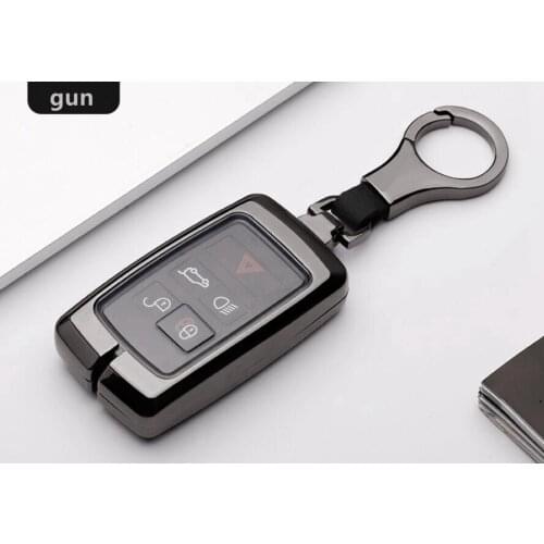 Car Galvanized Alloy TPU Key Case Holder for Land Rover Range Rover Discovery 5 Sport for JAGUAR XE XF XJ F PACE 2017 2018 2019