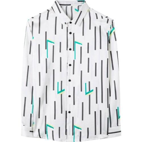 ZRUSZR Mens Silk Shirts