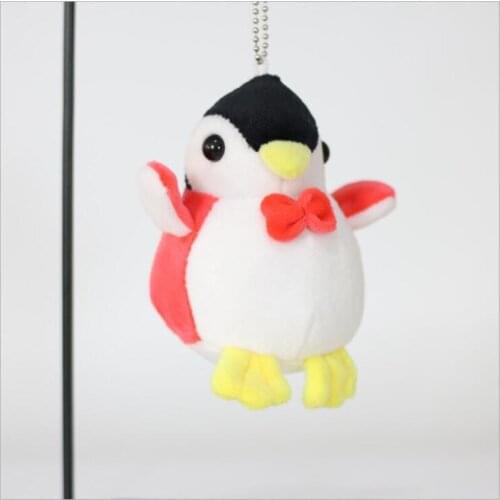 1PCS Penguin Plush Toys Pendant Keychain Cartoon Penguins Stuffed Toy Doll Bag Jewelry For Kids Hot Sale 10CM HANDANWEIRAN