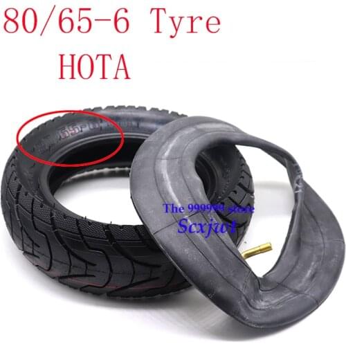 10 Inch HOTA 80/65-6 Tyre Inner Outer Tyre For Electric Scooter KUGOO M4 Speedual Grace 10 Zero 10X 10 * 3.0