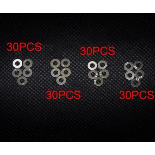 120PCS Stainless Steel Super Precision Shims Fit Gearbox Gear Set Clearance Adjustment For AEG Airsoft Paintball Accessories