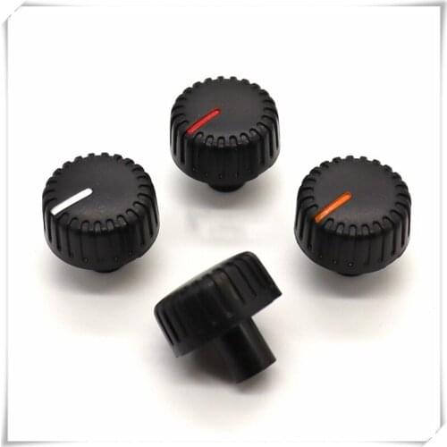 5 Pieces Plastic Long Handle Flower Shaft Knob Diameter 21mm Height 19mm Potentiometer Knob Gear Shaped Inner Hole 6mm