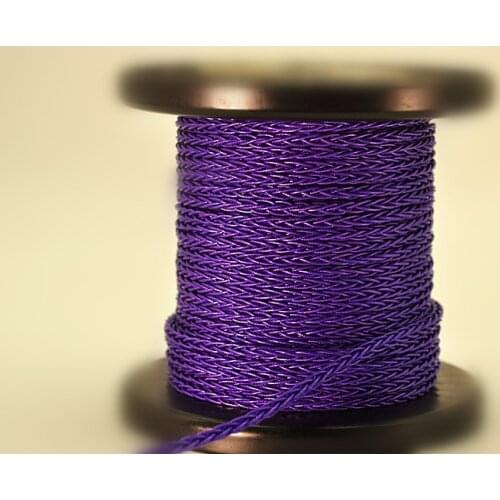 8-core copper-plated silver headphone upgrade line, loose line diy headphone line 1.2m