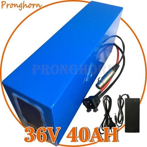 Free Customs Tax High Quality 36V 20Ah 22Ah 25Ah 30Ah 32Ah 35Ah 40Ah Ebike Battery 500W 1000W 36V Li-ion Battery with BMS+Charge