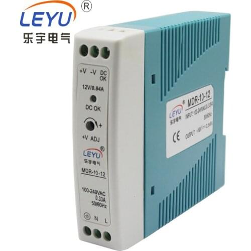 CE high quality small size 10W 24V 0.42A power supply din rail made in china factory
