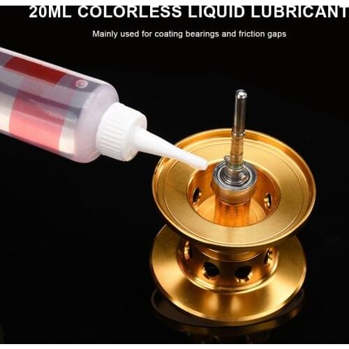 Fishing Reel Maintenance Oil And Grease 20+20ml Lubricant Oil For Baitcasting Spinning Fishing Reel Fishing Tackle Reel Tools