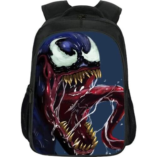 Venom School Bag Set Skull Student School Backpack Mens Teens Boys Backpack Children Shoulder Bag Mochila Escolar 2021