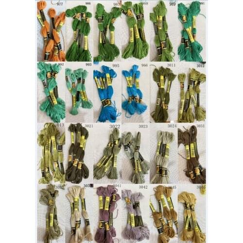 Oneroom 10 pieces cross stitch threads / cross stitch embroidery thread / Custom threads colors 11 4