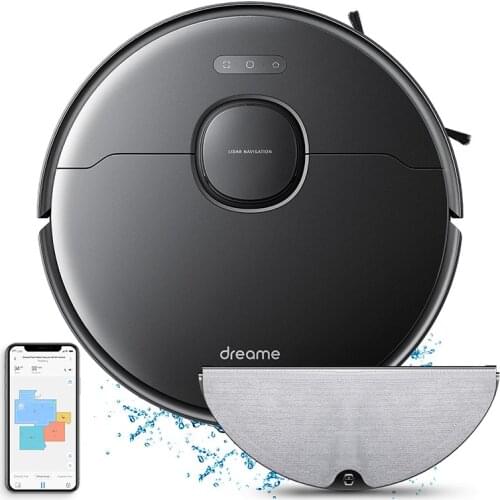 New 5200mAh Dreame Bot L10 Pro Robot Vacuum Cleaner 4000Pa Poweful Suction 150mins Auto Charge Electric Water Tank