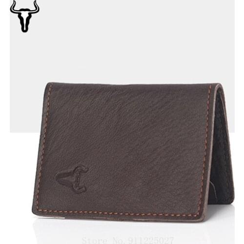 Xiaomi Business Luxury Billfold Wallet Multiple Card Holder Bag Crazy Horse Cowhide Antimagnetic RFID Coin Purse Case