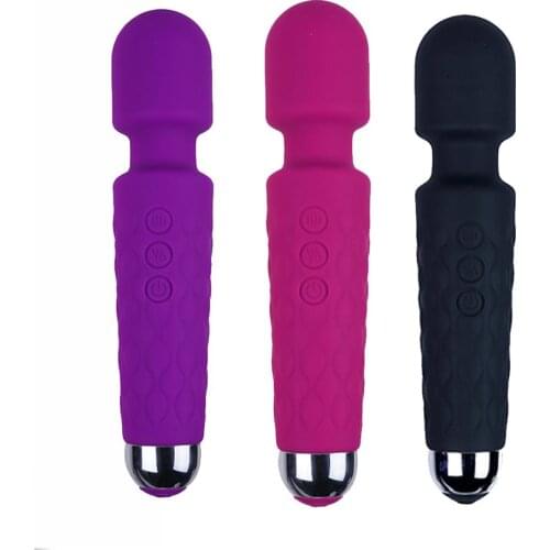 Wand Massager Clit Vibrator Powerful Rechargeable Handhold Sex Toy For Women