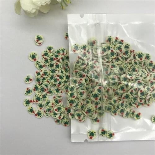 20gChristmas tree Resin DIY Supplies Nails Art Polymer Soft Clay Accessories DIY Sequins scrapbook shakes