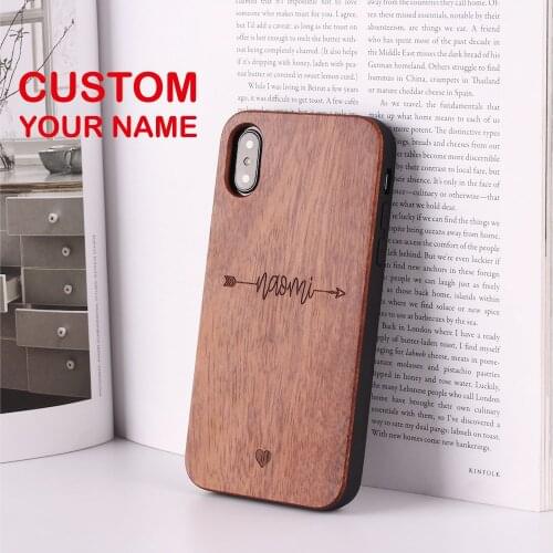 Archer Heartbeat Lover Cupido Love Personalized Custom Wood Phone Case For iPhone 12 11 Pro XS Max 7 7Plus 8 8Plus X XR