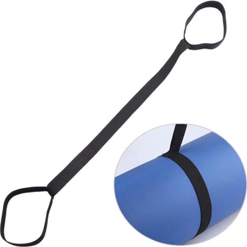 Dropshipping Adjustable Yoga Mat Sling Carrier Shoulder Strap Carry Belt Carrying Sling Fitness Yoga Massage Mat Accessories