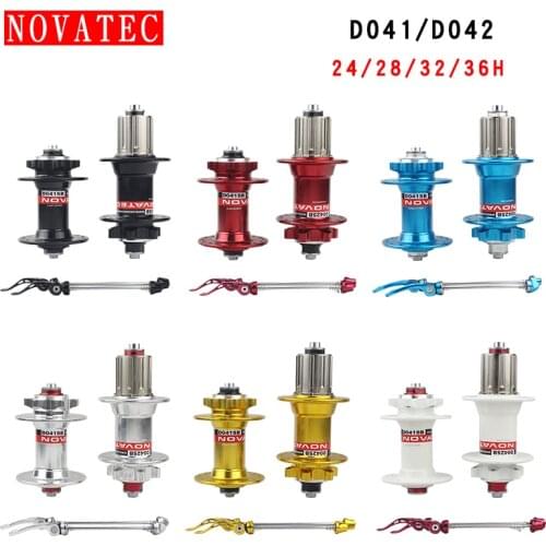Novatec Mountain bike Hubs MTB Disc Hub D041 D042SB bike accessories bearing Disc brake 24 28 32 36 Holes Sealed bicycle hub