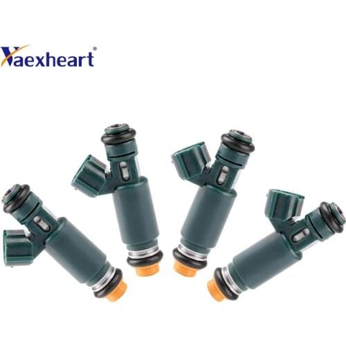 4 PCS Fuel Injector 195500-4390 16600-8J010 for 02-06 Nissan Altima Sentra 2.5