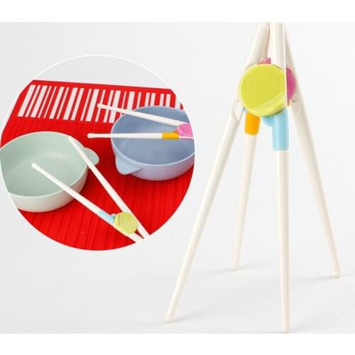 1 Pair Cute Chopsticks Kids Baby Beginner Practical Chopsticks Easy Fun Learning Training Helper Chopstick Chinese Food Tools